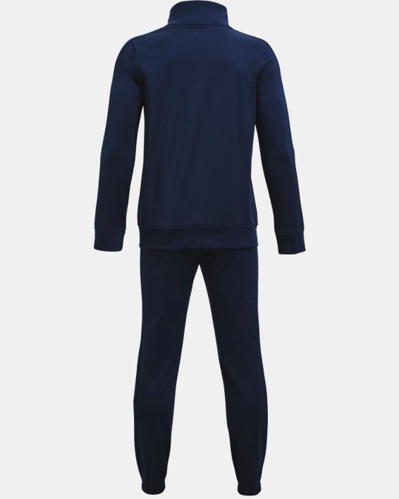 Boys' UA Knit Track Suit, Blue, pdpMainDesktop image number 1